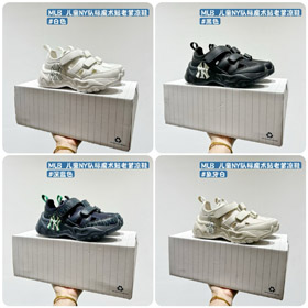 MLB kids' NY team logo Velcro dad sandals-4188