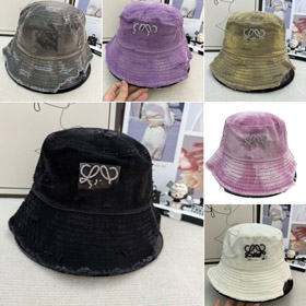 Loewe rhinestone bucket hat-5981  